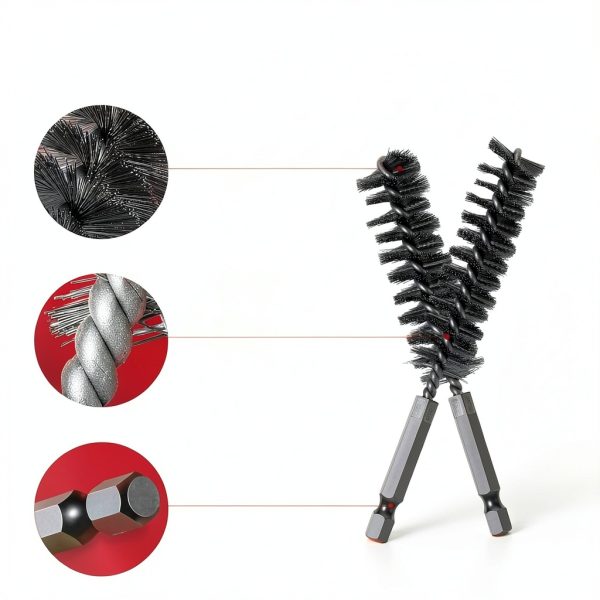 ColumPRO Stainless Steel Bore Brush Drill Attachment 6 Sizes-6