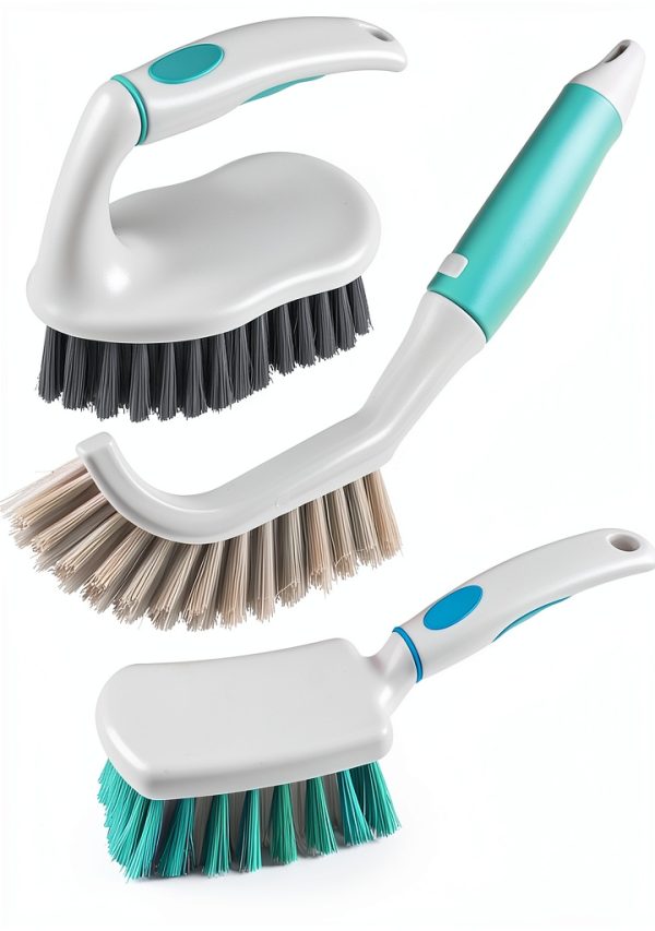 Brush Family Scrub Brushes Set Heavy Duty Stiff Bristles-6