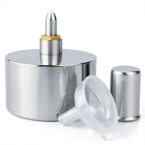 Zhongruiyongqiang Alcohol Lamp Stainless Steel Lab Burner-0