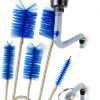 Crvewom Stainless Steel Hose Brush Set Angled Bristles-3