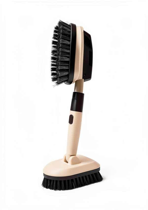 Eyliden Tub Tile Scrubber Brush Long Handle Steel Floor-4