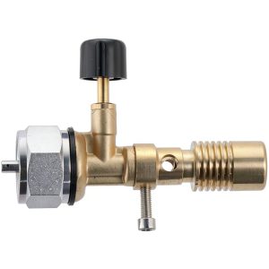 FEIYING Brass Bunsen Burner Lab Equipment One Handed Use-0