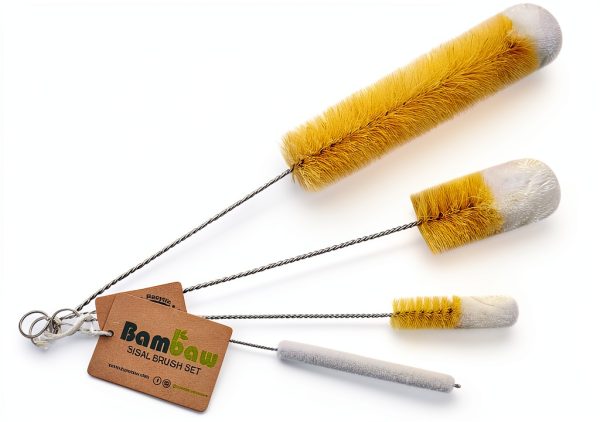 Bambaw Bottle Brushes Stainless Steel Reusable Eco Friendly-0