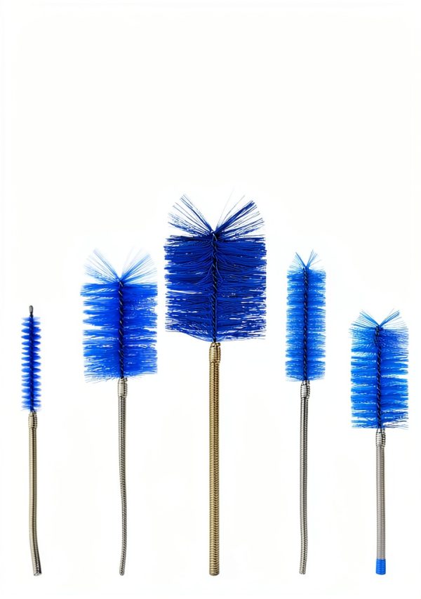 Crvewom Stainless Steel Hose Brush Set Angled Bristles-2