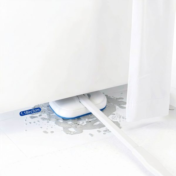 MOSEN Shower Scrub Brush 4-in-1 Multiangle Plastic Handle-4