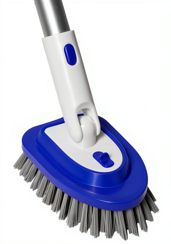 Conliwell Tub Brush Stainless Steel Handle Hard Bristle-0
