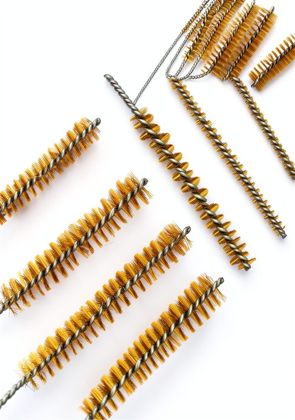 Notoke Brass Tube Cleaning Brushes Flexible Handle Kit-4