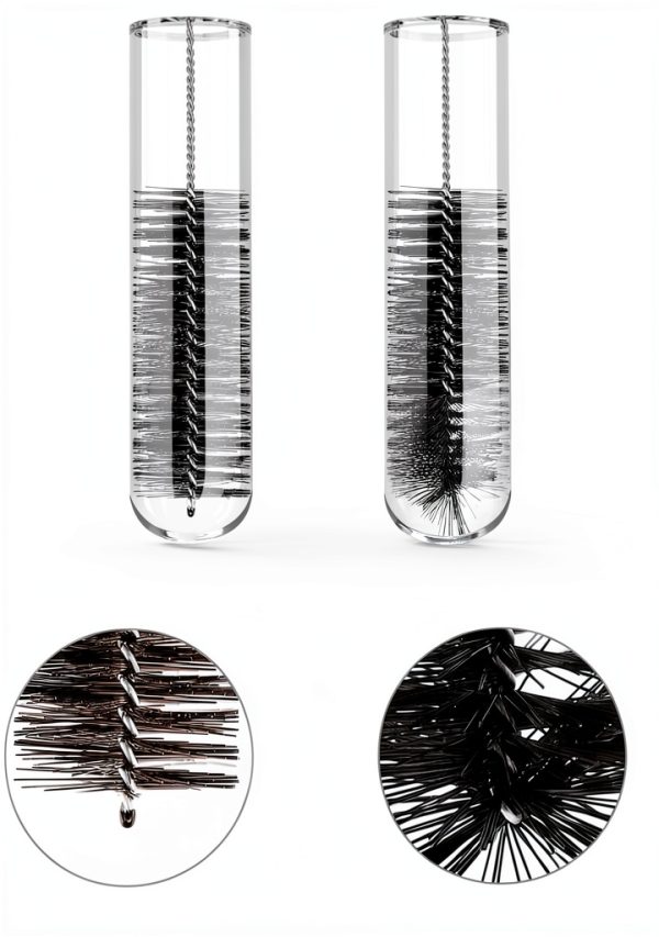 MOSOLAN Nylon Tube Brushes Flexible Stainless Steel Handle-5