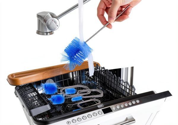 Crvewom Stainless Steel Hose Brush Set Angled Bristles-5