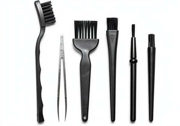 ELANE Anti Static Brushes Plastic Handle Nylon Kit-0