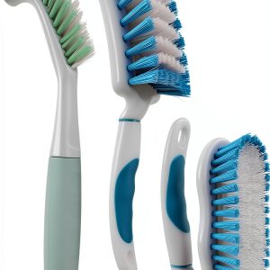 Brush Family Scrub Brushes Set Heavy Duty Stiff Bristles-0