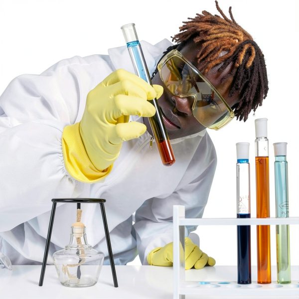 Iron Lab Bunsen Burner Tripod Stand Heat Resistant Design-6