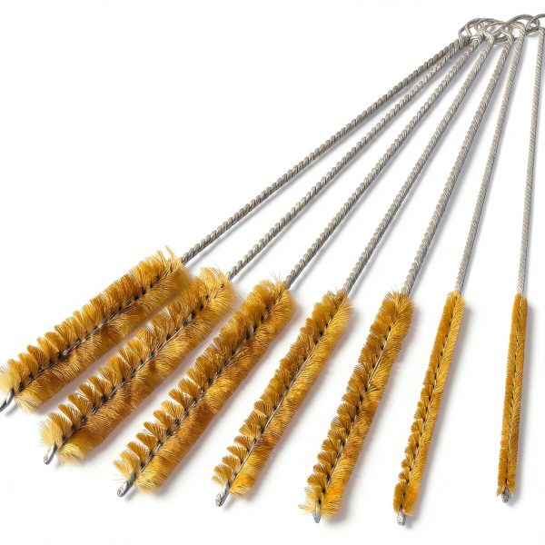 Notoke Brass Tube Cleaning Brushes Flexible Handle Kit-0