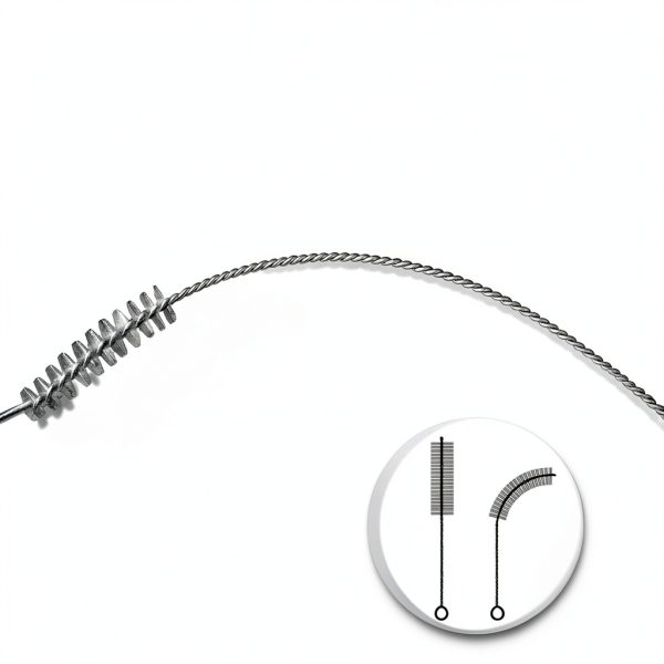 Yolaist Tube Cleaning Brushes Nylon Bristles Stainless Steel-5