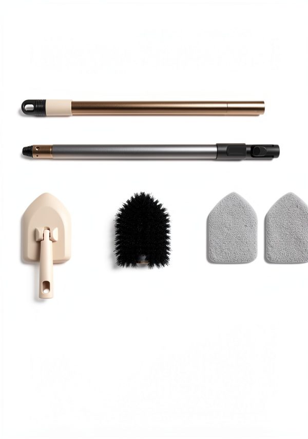 Eyliden Tub Tile Scrubber Brush Long Handle Steel Floor-6