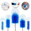 EVOULTES Drain Clean Brush Set Nylon Bristles Metal Handle-1