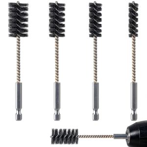 Hicarer Stainless Steel Drill Brushes Rust Removal Set-0