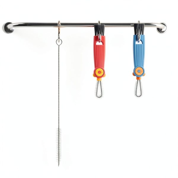 Ouligay Tube Cleaning Brush 3-in-1 Nylon Stainless Steel-6