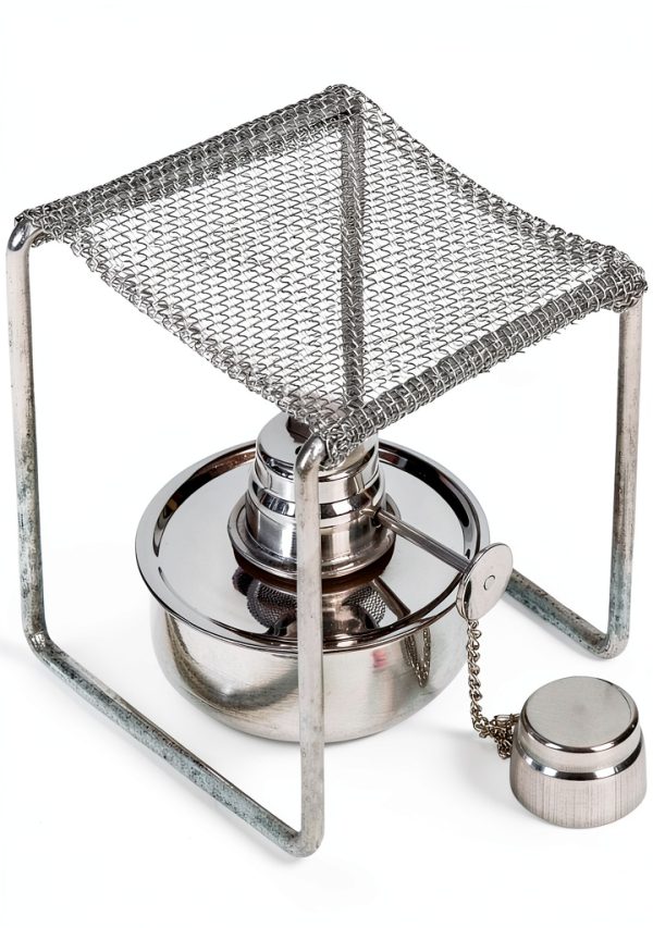 Lab Bunsen Burner Chrome Steel Wire Eisco CH0643B Modern-2