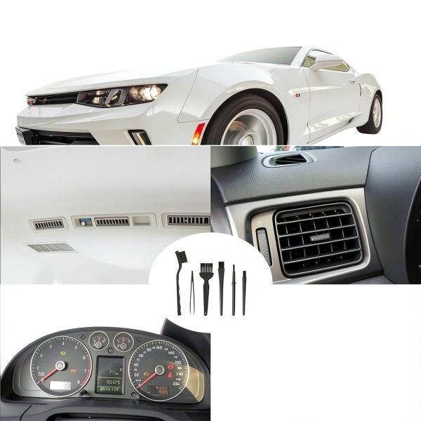 ELANE Anti Static Brushes Plastic Handle Nylon Kit-4