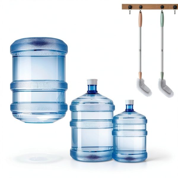 DOMUEN Water Bottle Cleaning Brush Nylon Bristles Stainless-5