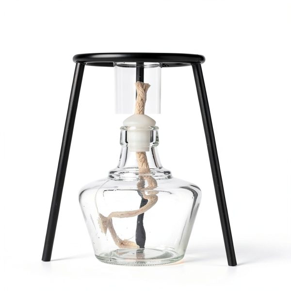 Iron Lab Bunsen Burner Tripod Stand Heat Resistant Design-1