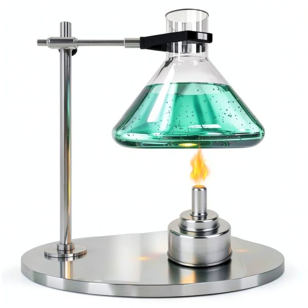 Stainless Steel Alcohol Burner Yuecoom 200ml Lab-2