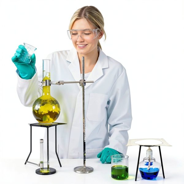Black Lab Bunsen Burner Tripod Stand Steel Material-4