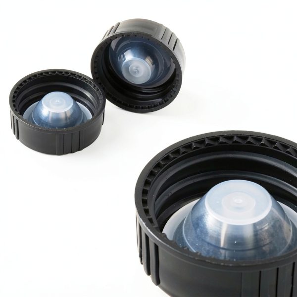 Poly Seal Screw Cap DGZZI 12PCS 28mm PP Resin Cover for Chemicals-4
