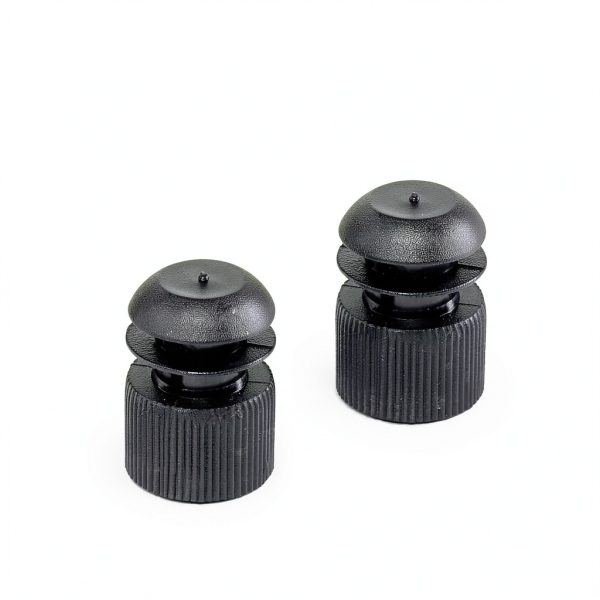 Polyethylene Flange Plug Cap 16mm Black Globe Scientific Pack 1000-2